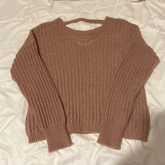 Belle du jour adult M sweater dusty rose - Picture 2 of 6